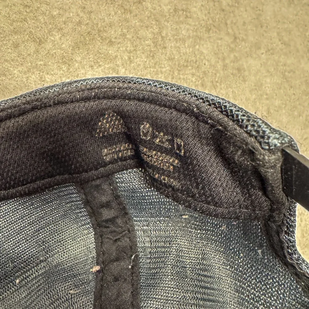 Adidas Hat Cap Snap Back‎ Black Gray Climalite Mesh Trucker Patch Mens Athletic